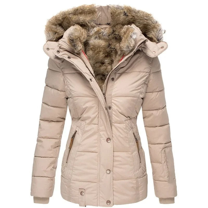 Annamarie™ | Steppjacke mit Kapuze und Slim-Fit-Design