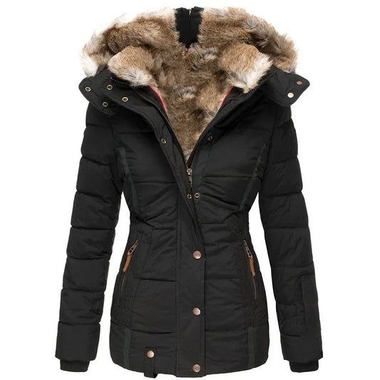 Annamarie™ | Steppjacke mit Kapuze und Slim-Fit-Design