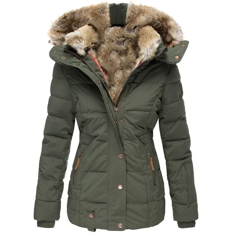 Annamarie™ | Steppjacke mit Kapuze und Slim-Fit-Design