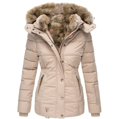 Annamarie™ | Steppjacke mit Kapuze und Slim-Fit-Design